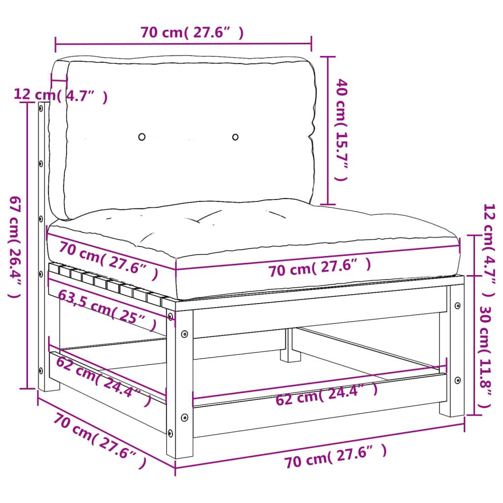 VidaXL Gartensofa douglasienholz