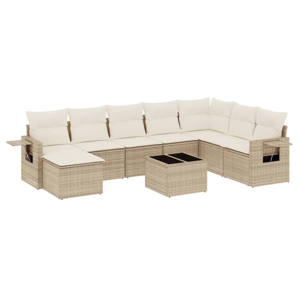 VidaXL Garten sofagarnitur poly-rattan