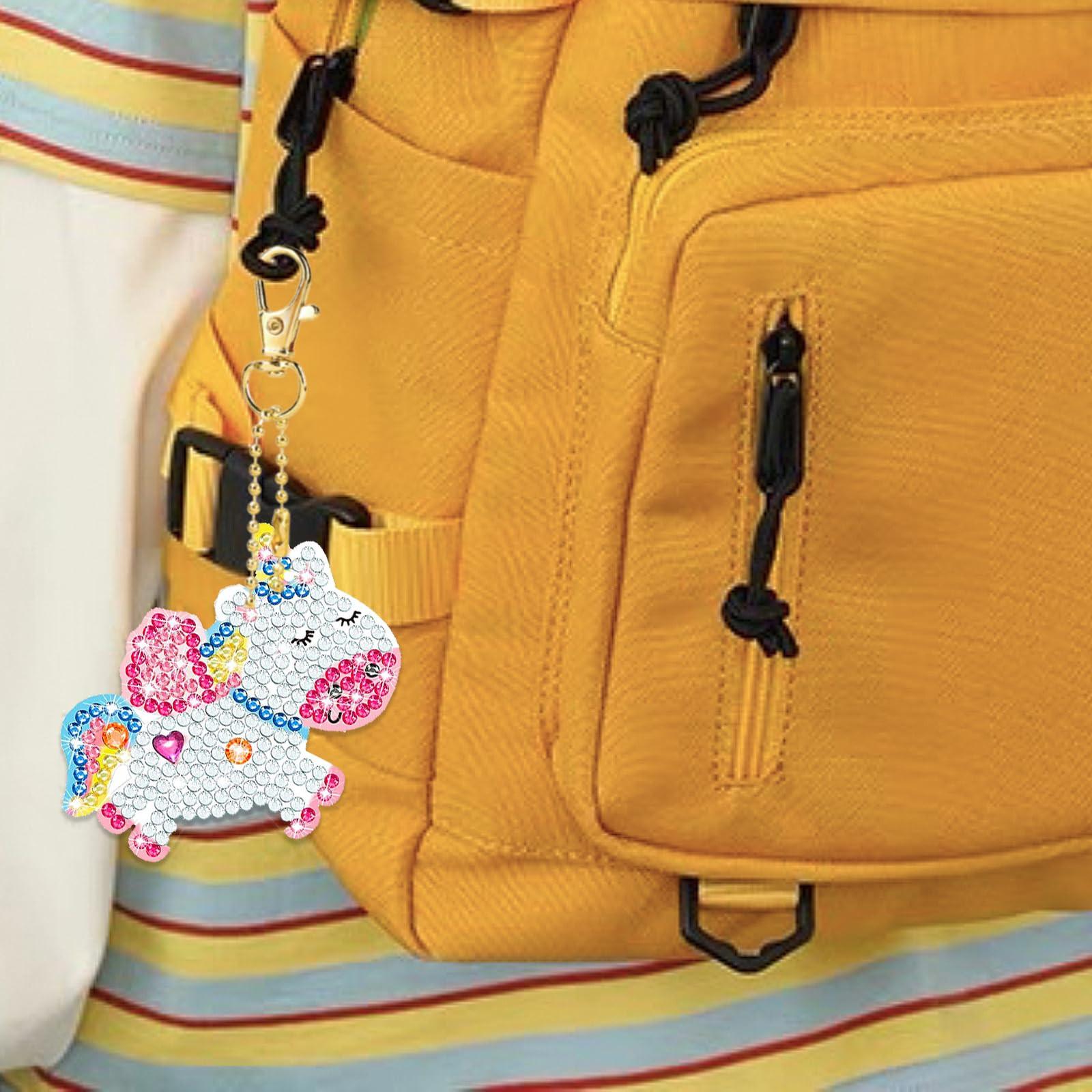 Activity-board Basteln , Geschenke für Kinder - Mach deinen eigenen GEM Schlüsselanhänger - 5D Diamantmalerei