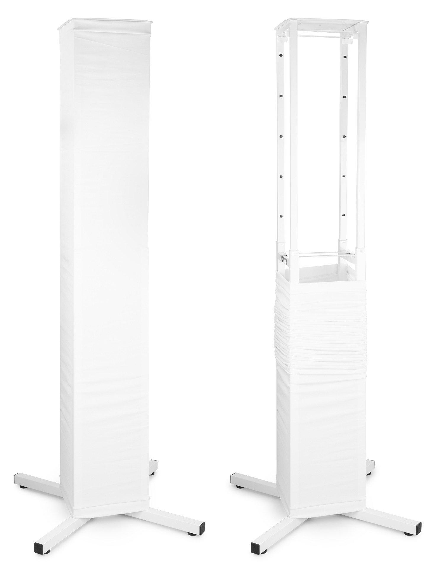 Vonyx Vonyx DJP165 DJ Flur Metall Schwarz, Weiß