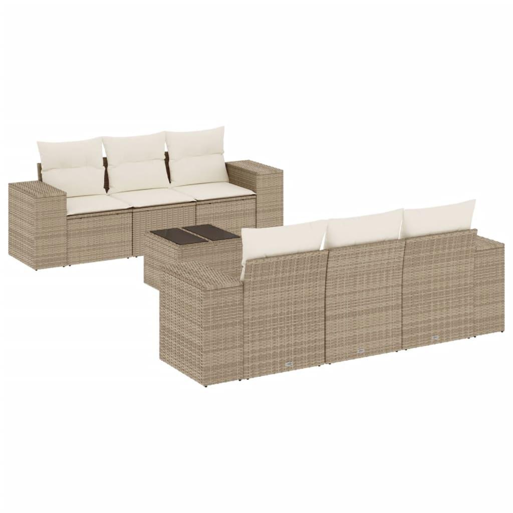VidaXL Garten sofagarnitur poly-rattan