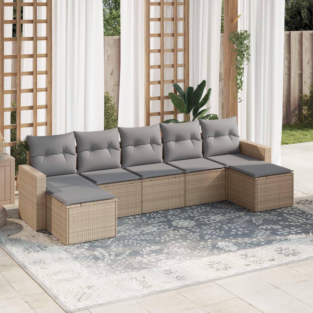 VidaXL Garten sofagarnitur poly-rattan