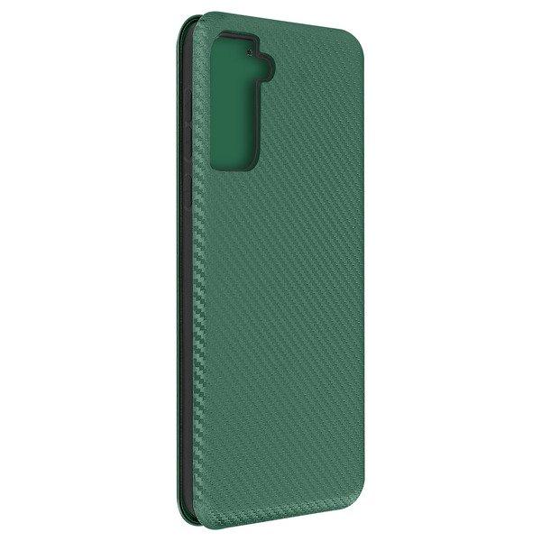 Avizar Carbon Cover Samsung S21 Plus Dunkelgrün