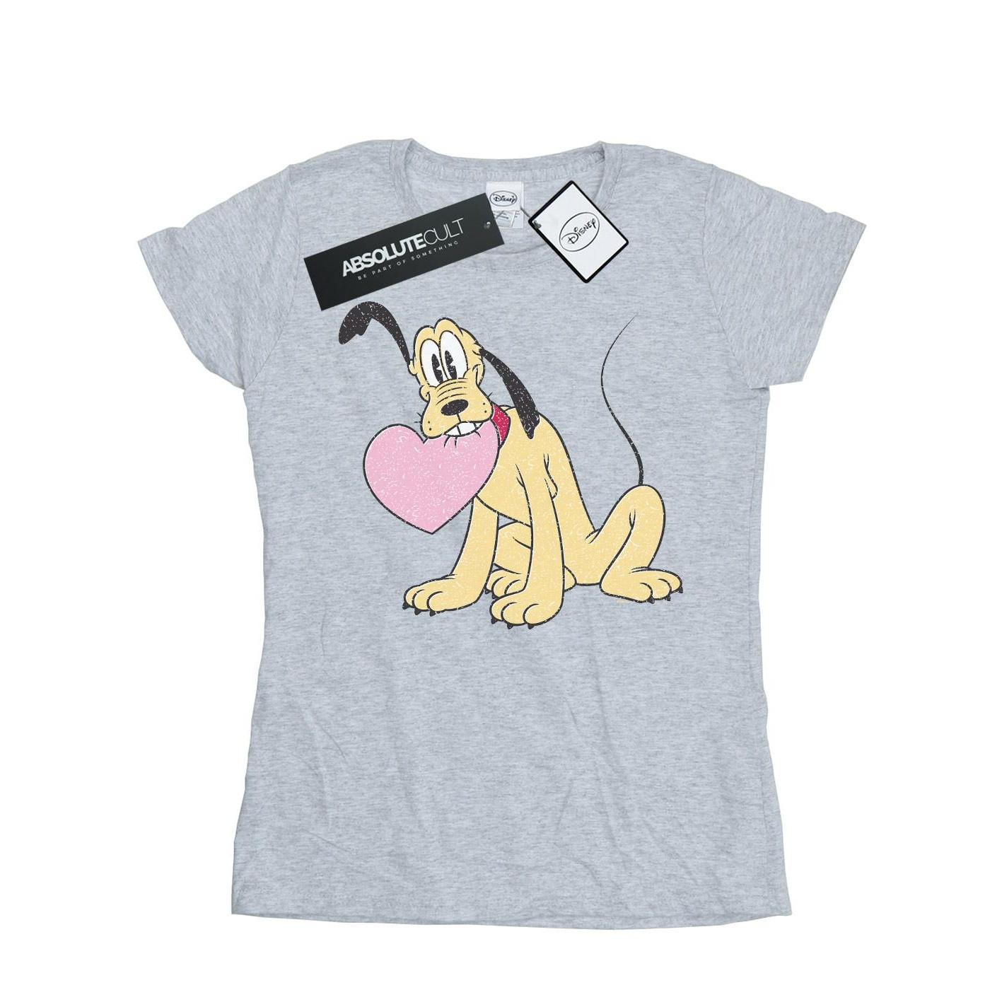 Disney Pluto Herz Print T-Shirt