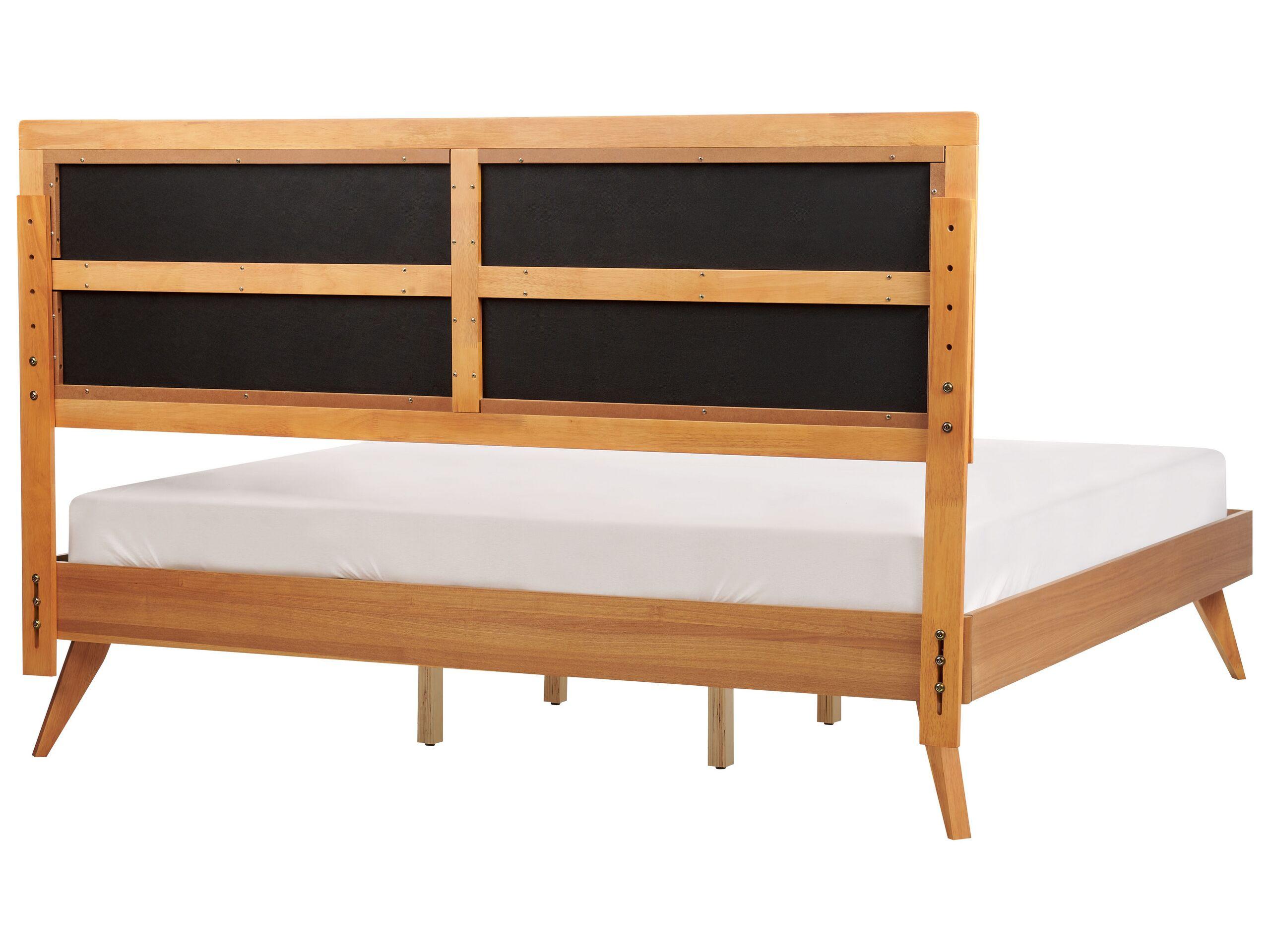 Beliani Bett mit Lattenrost aus MDF-Platte Retro POISSY