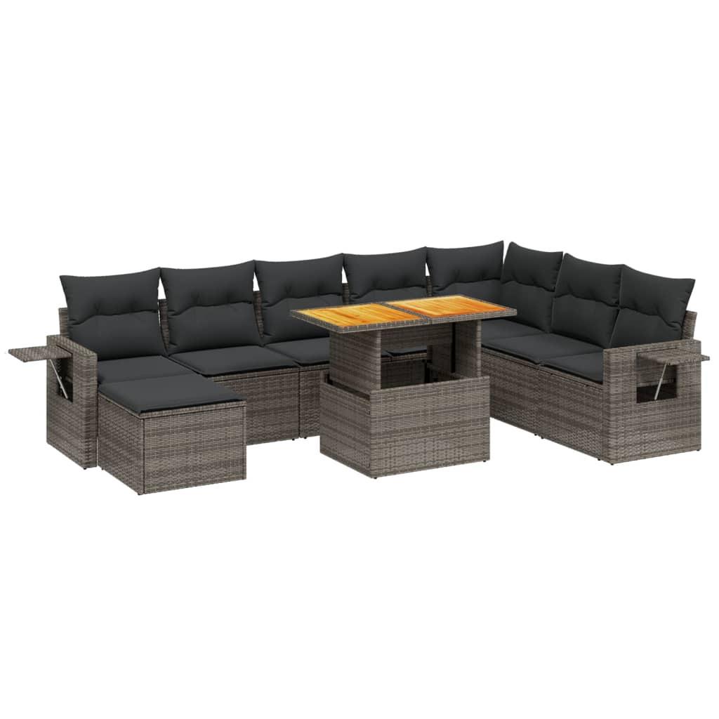 VidaXL Garten sofagarnitur poly-rattan