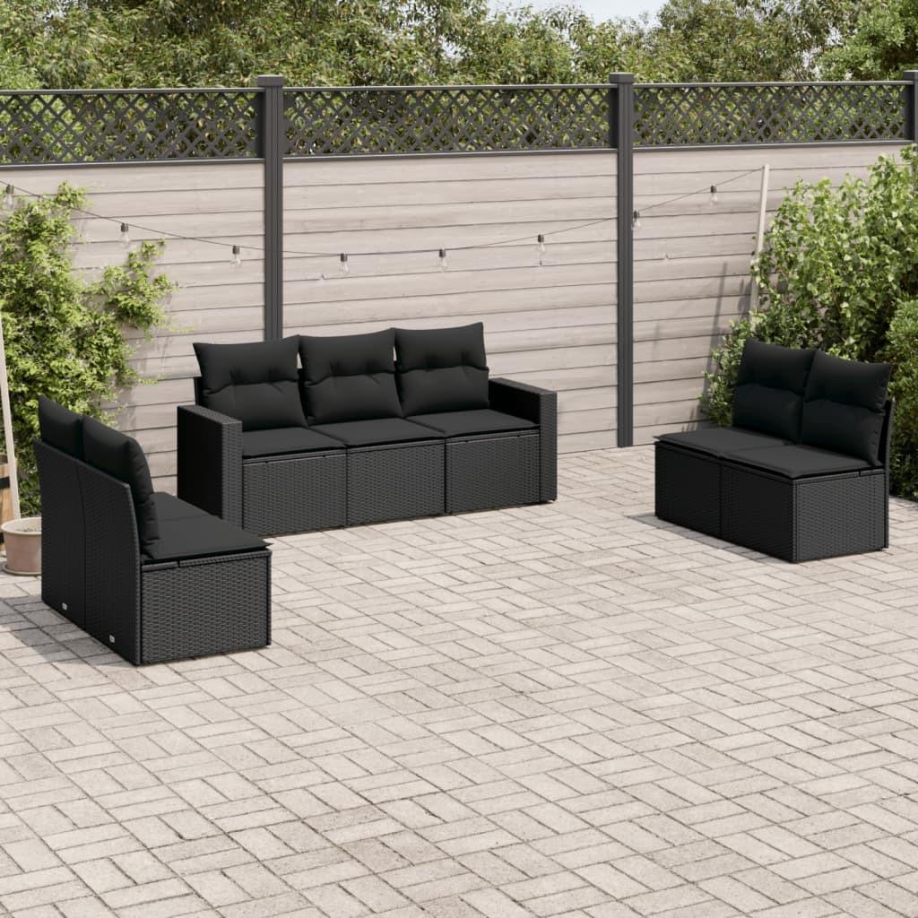 VidaXL Garten sofagarnitur poly-rattan