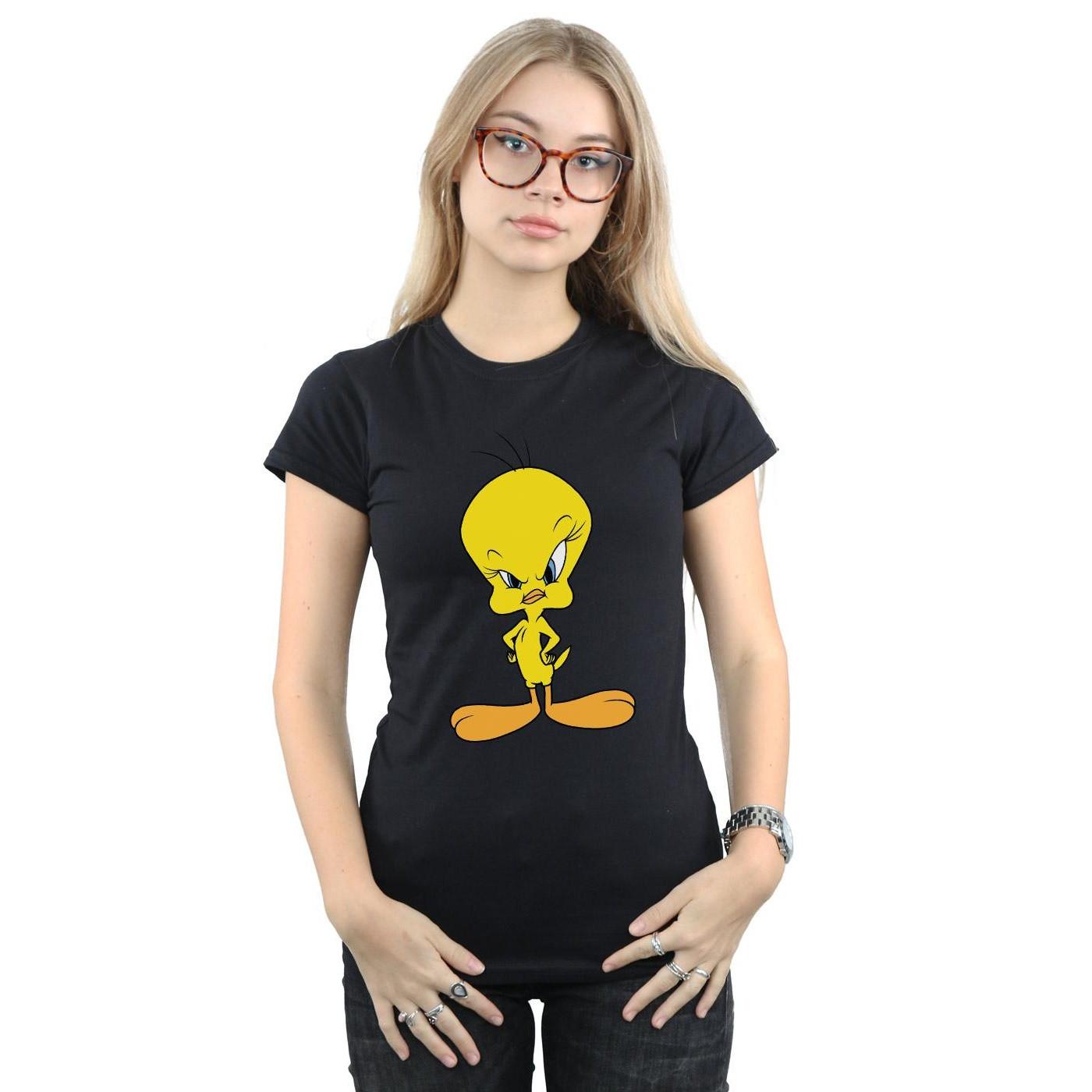 LOONEY TUNES Tweety Bird Angry Print T-Shirt