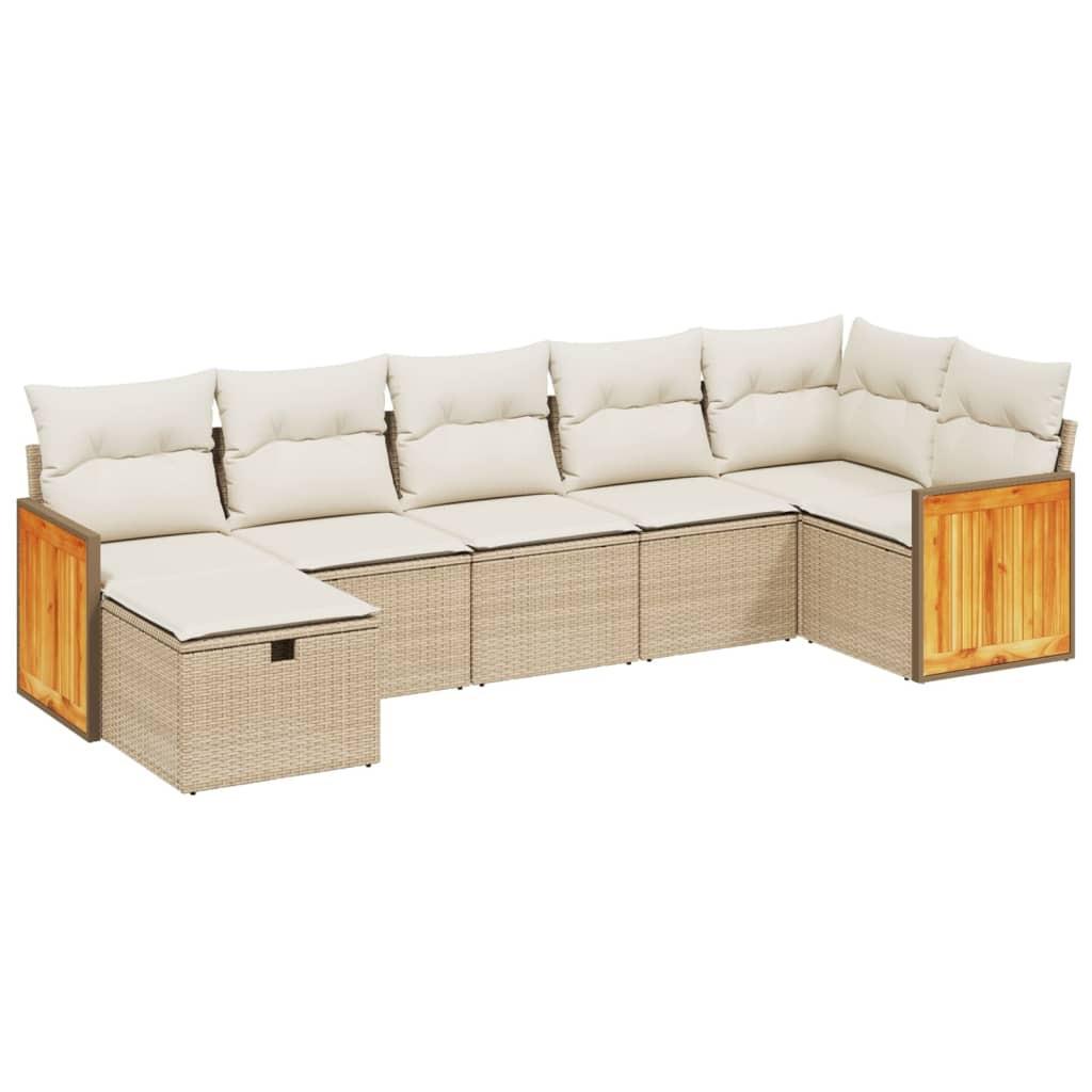 VidaXL Garten sofagarnitur poly-rattan