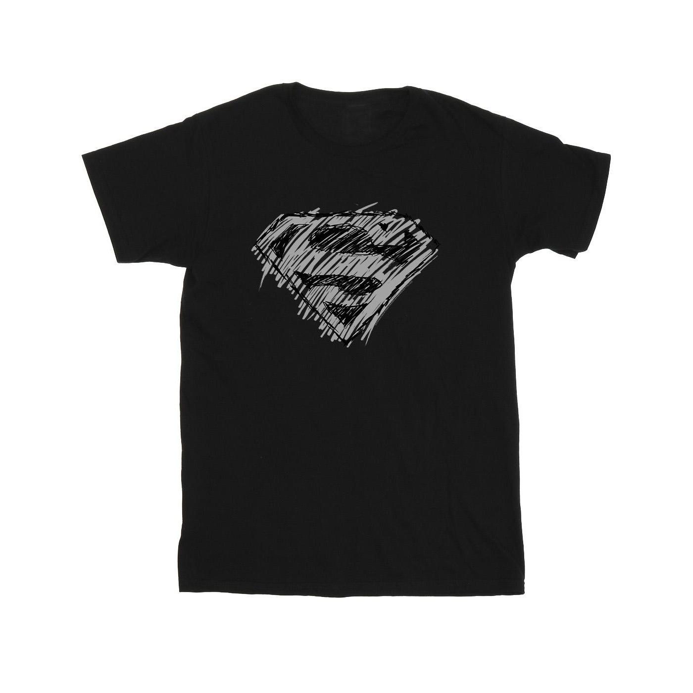 DC COMICS Superman Sketch Logo T-Shirt