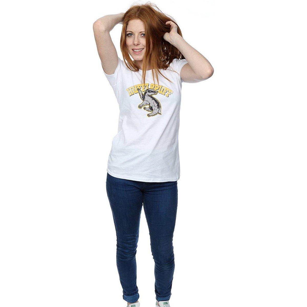 Harry Potter Hufflepuff Dachs Print T-Shirt