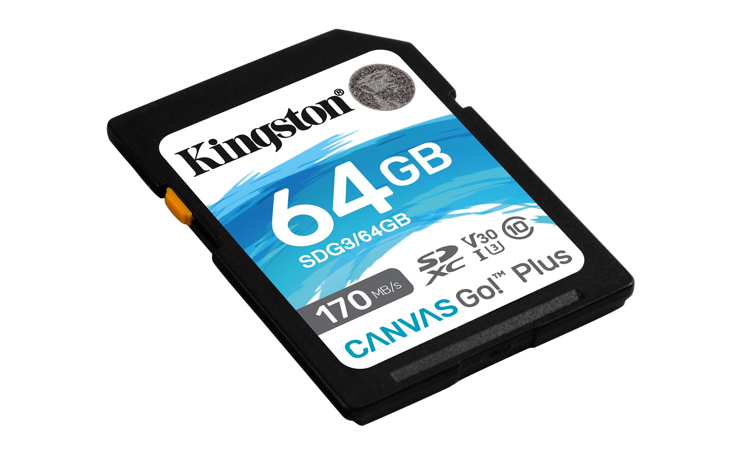 Kingston Canvas Go! Plus (SDXC, 64GB, U3, UHS-I)