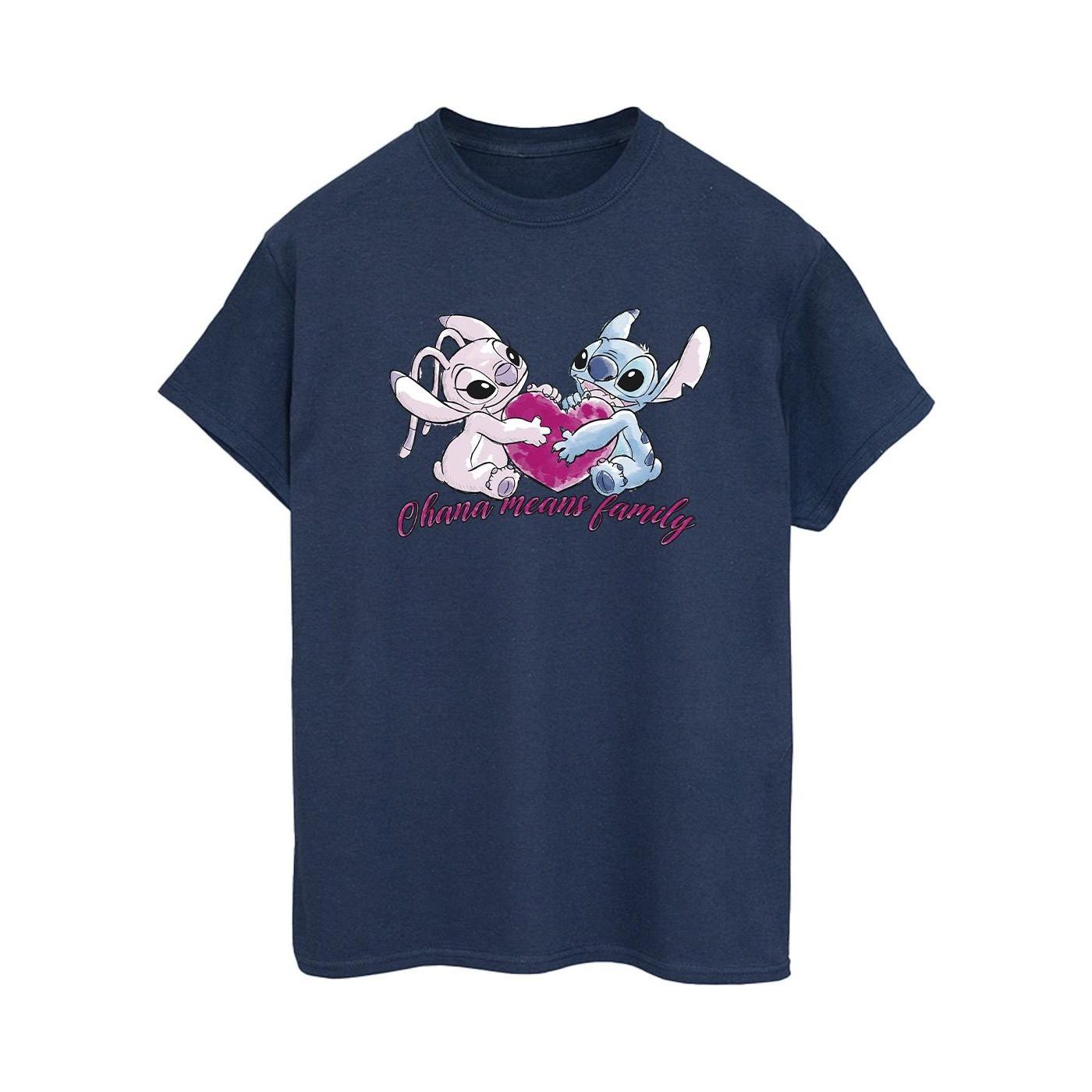 Disney Ohana Bedrucktes T-Shirt