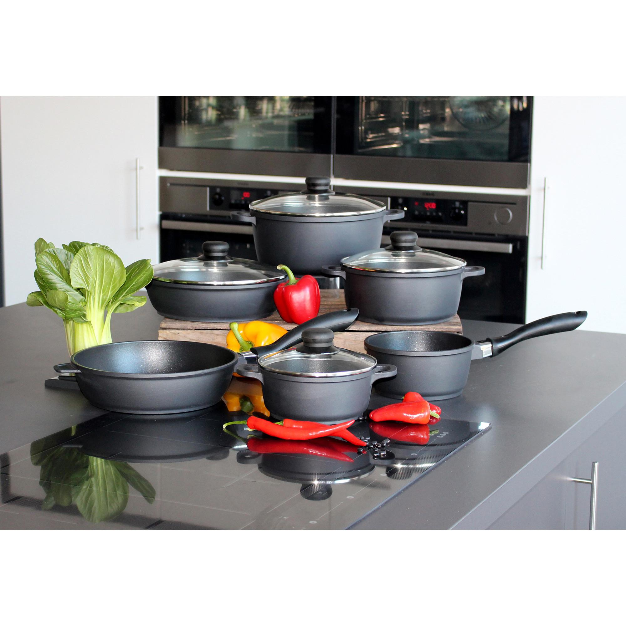 ELO Kochgeschirr-Set Basic Black Cast