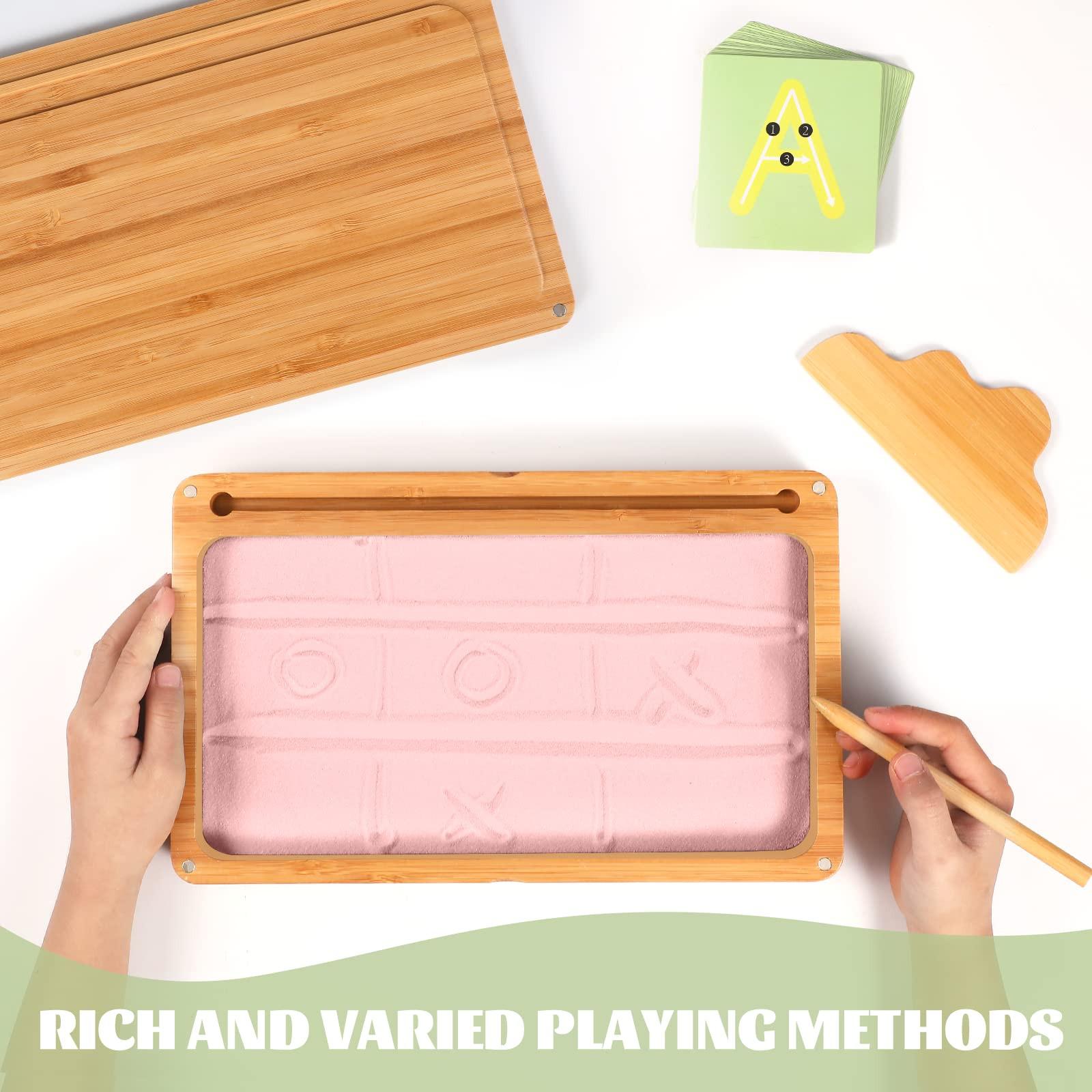Activity-board Training Buchstaben und Zeichnung Spielzeug hölzernen Sand Tabelle Lernspielzeug für frühe motorische Entwicklung bei Kindern