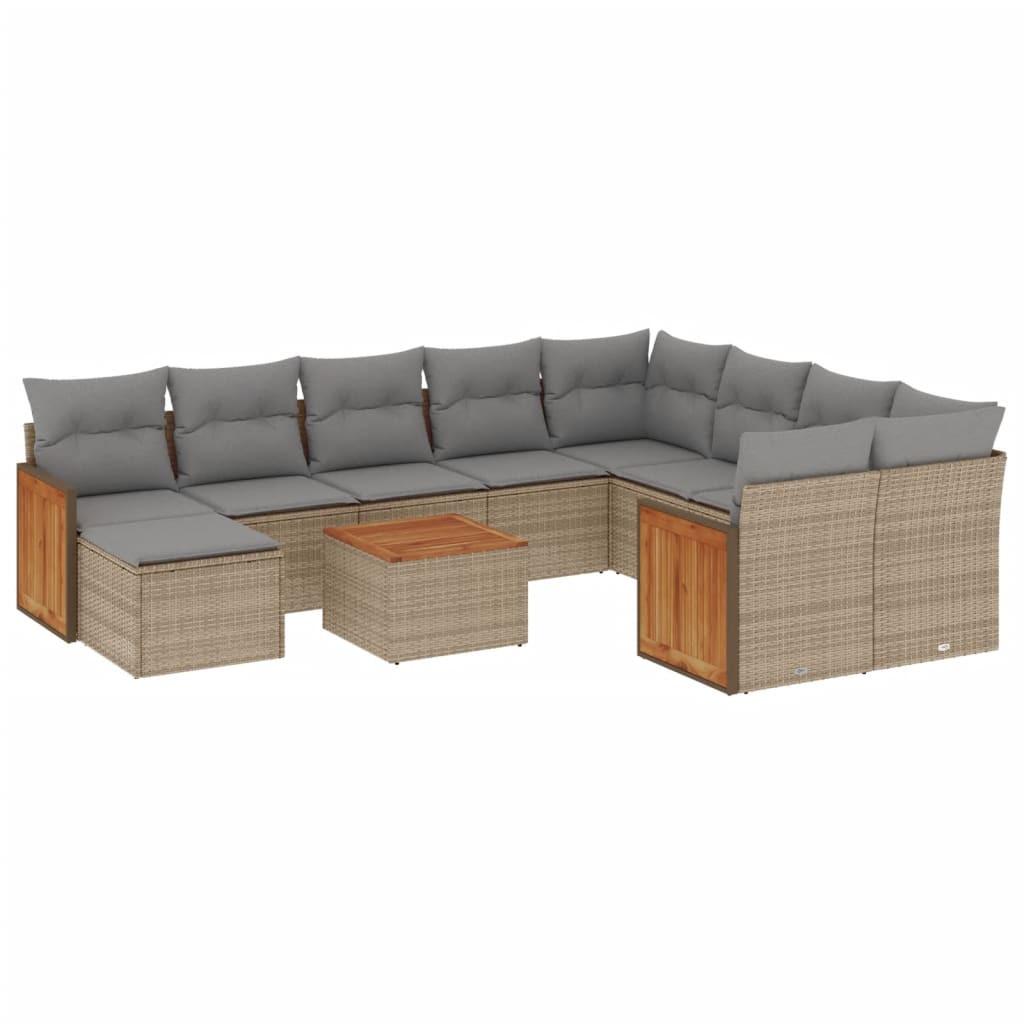 VidaXL Garten sofagarnitur poly-rattan