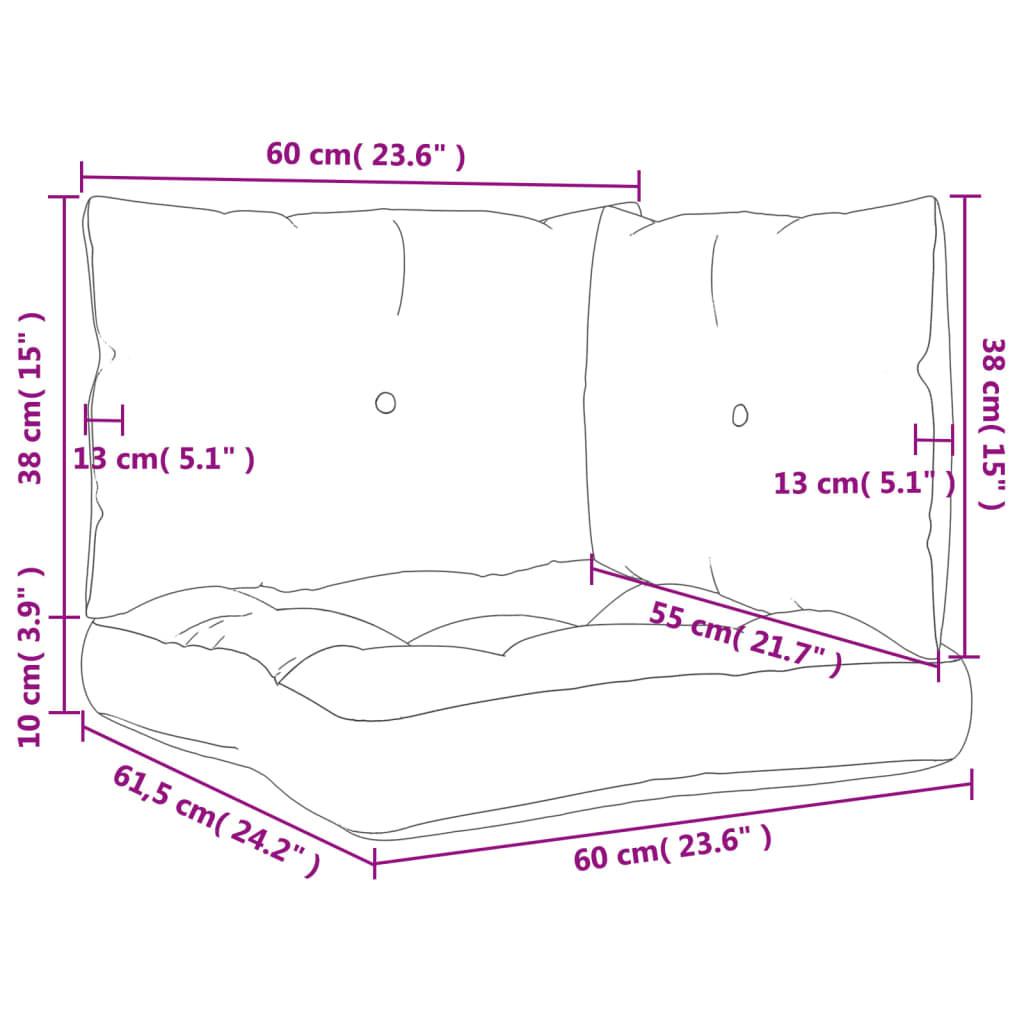 VidaXL Palettenkissen polyester
