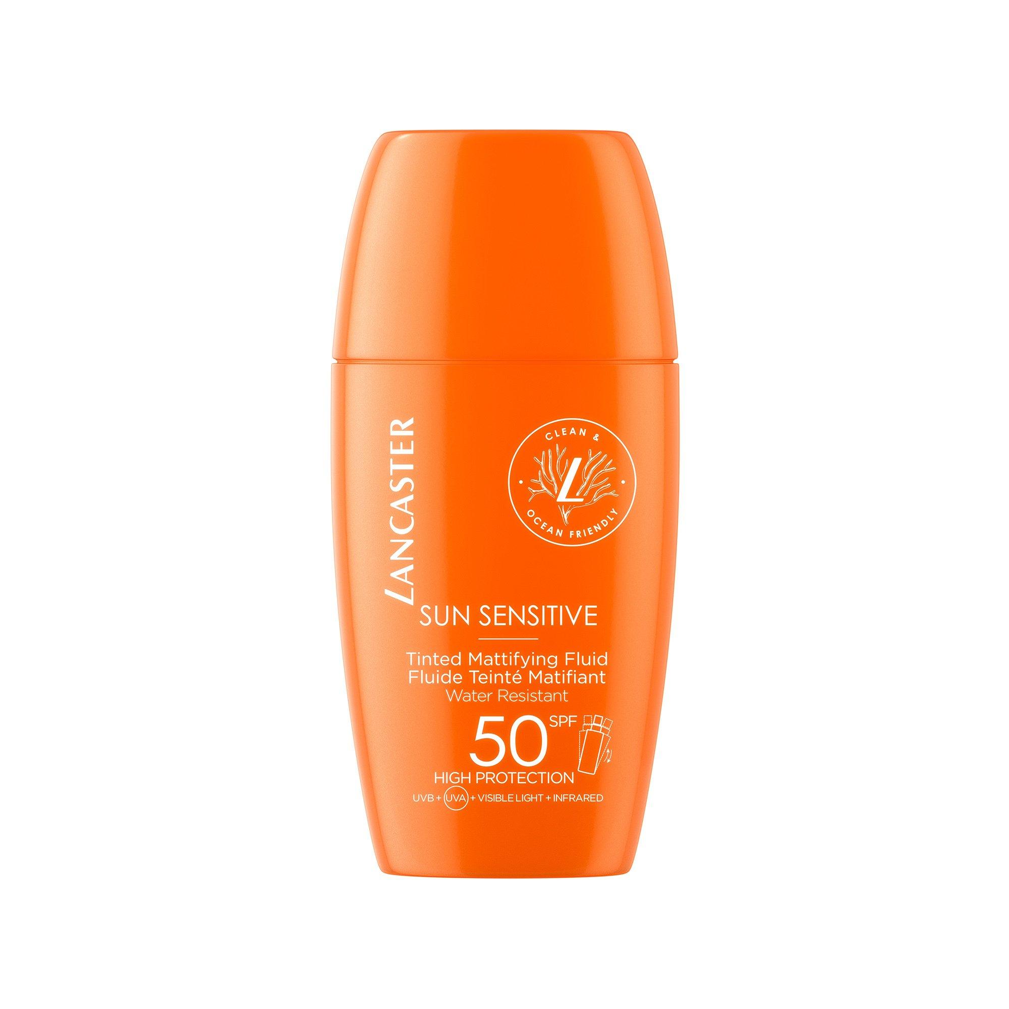 LANCASTER Sun Sensitive Luminous Tan Tinted Mattifying Fluid SPF 50