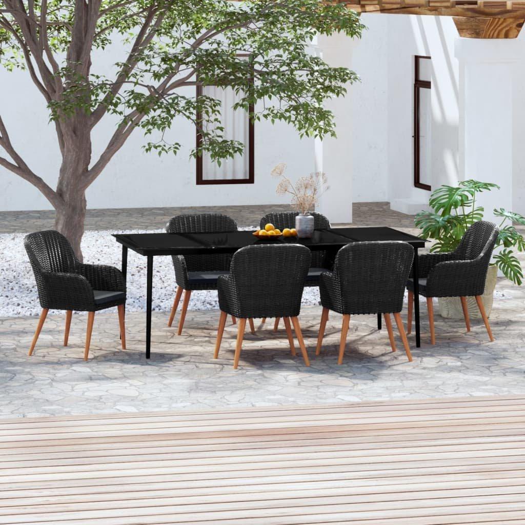 VidaXL Garten essgruppe poly-rattan