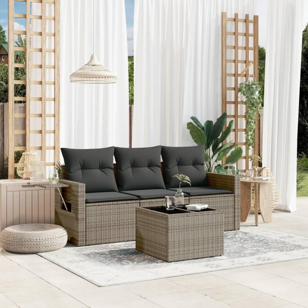 VidaXL Garten sofagarnitur poly-rattan