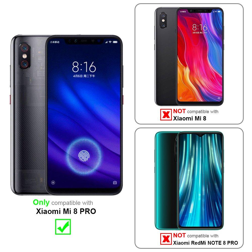 Cadorabo Hülle für Xiaomi Mi 8 PRO Magnetverschluss, Kartenfach
