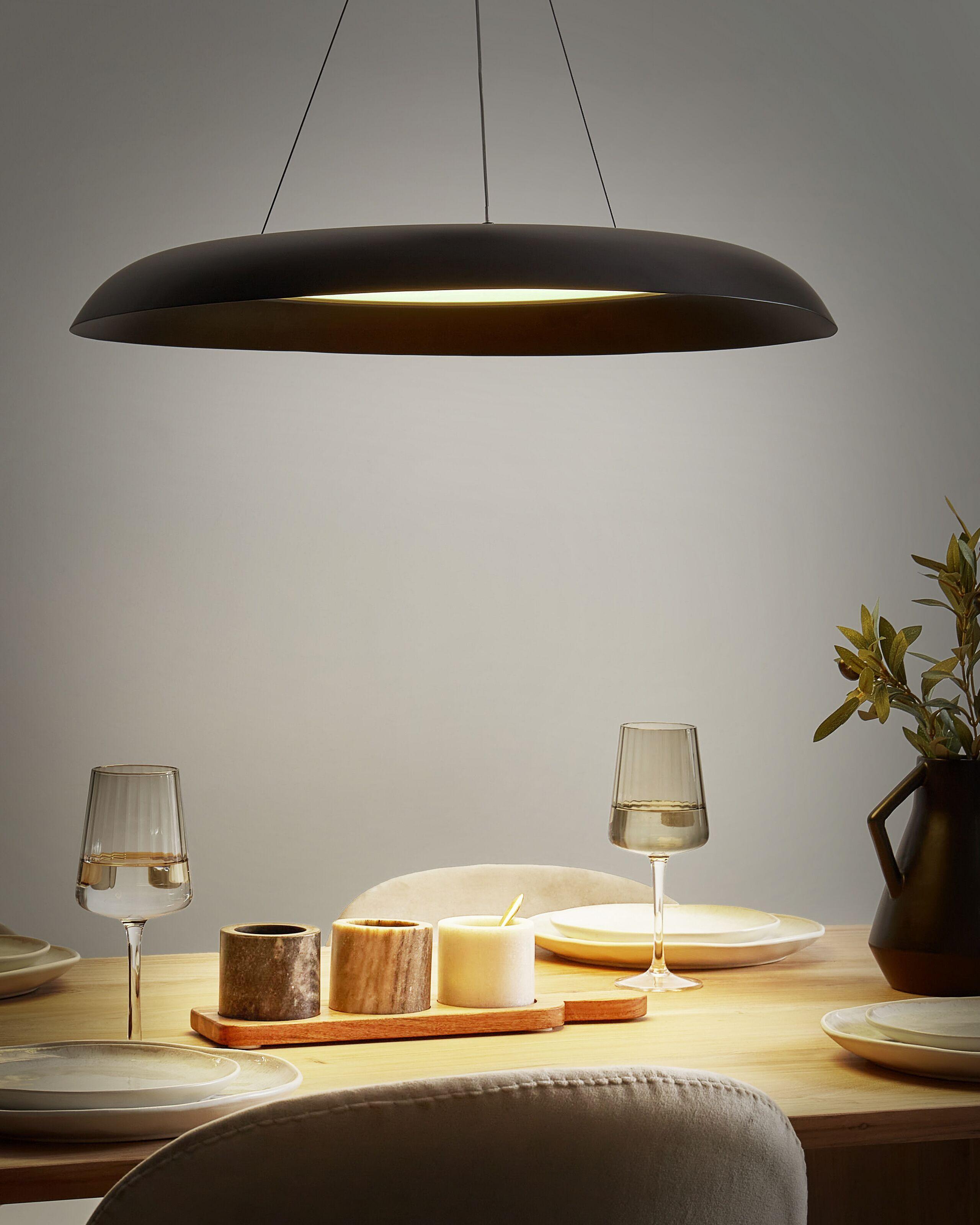Beliani LED Hängelampe aus Eisen Modern SURKO