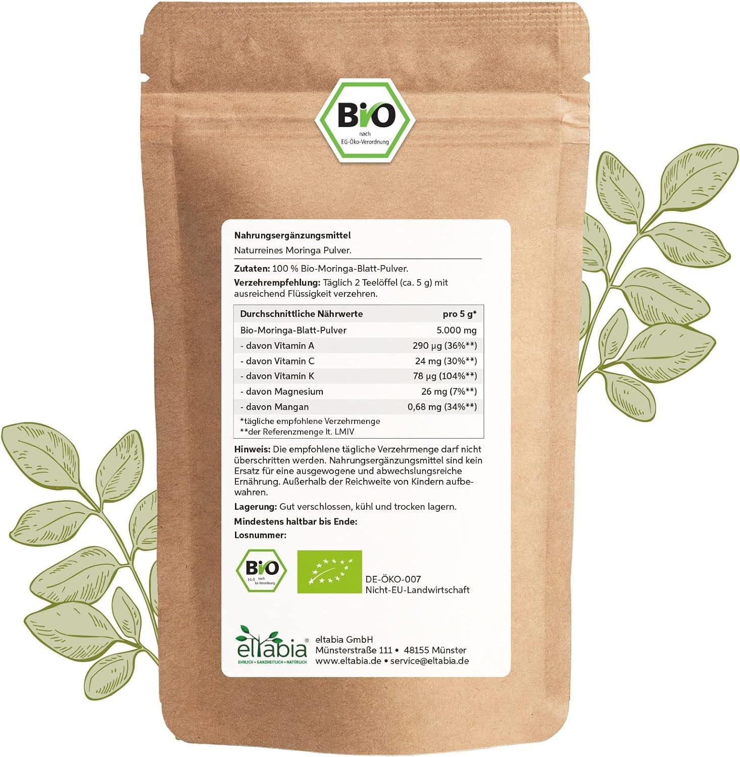 Eltabia Bio Moringa Pulver