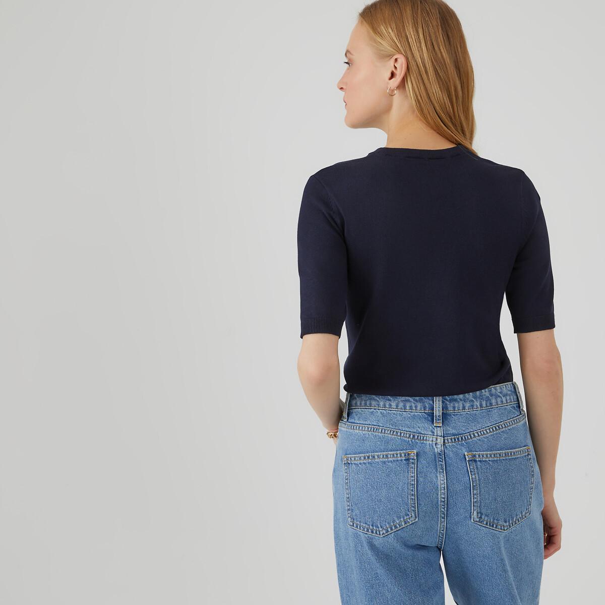 La Redoute Collections Kurzärmeliger Pullover
