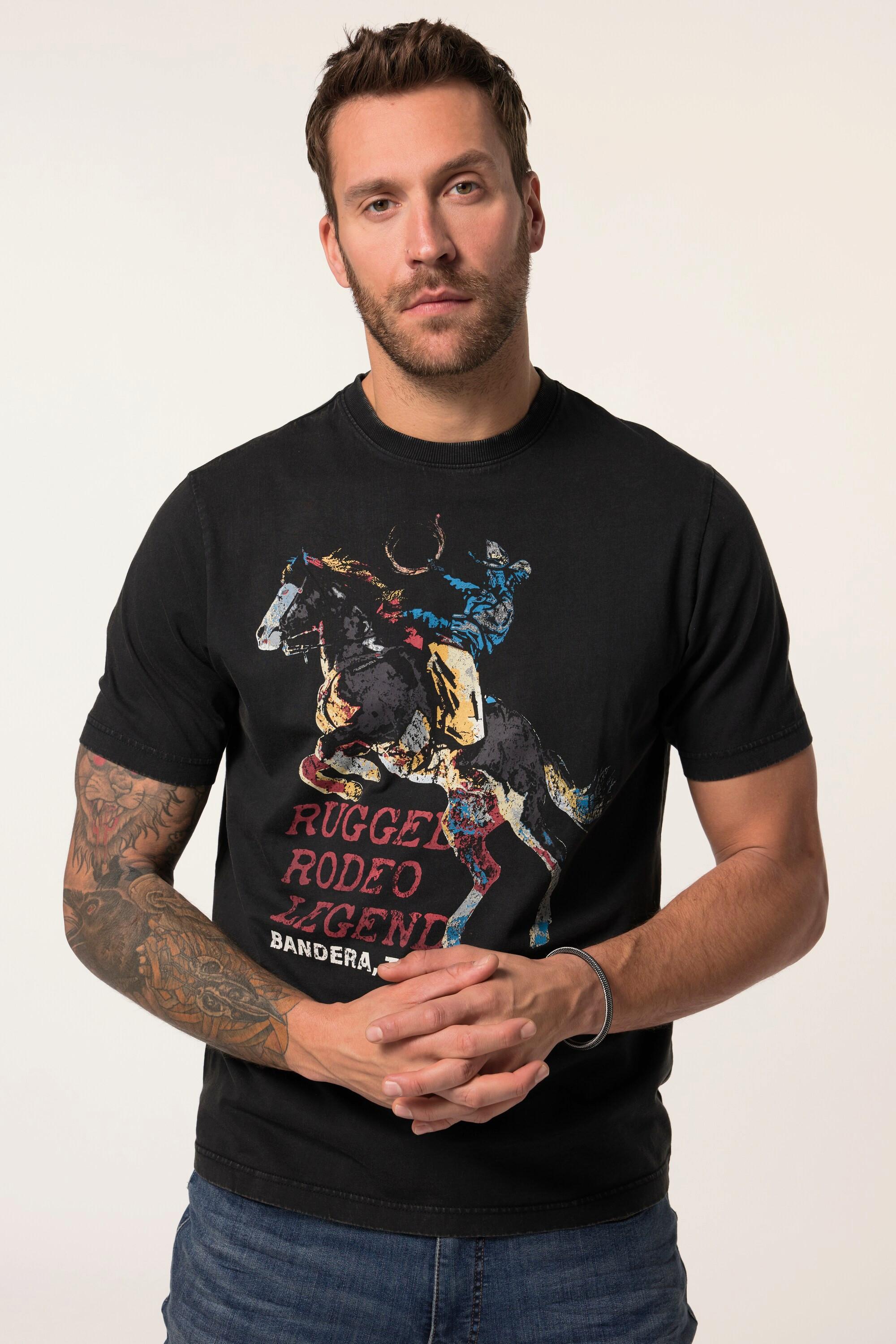 JP1880 Kurzarm T-Shirt Vintage Look