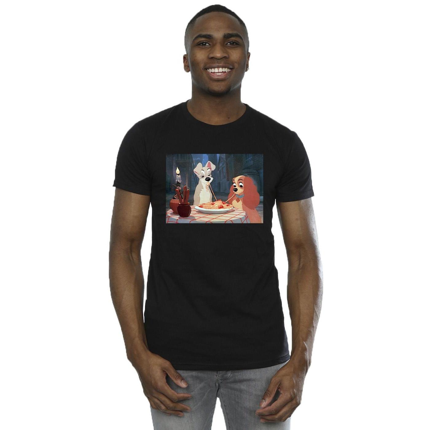 Disney Lady And The Tramp Bedrucktes T-Shirt
