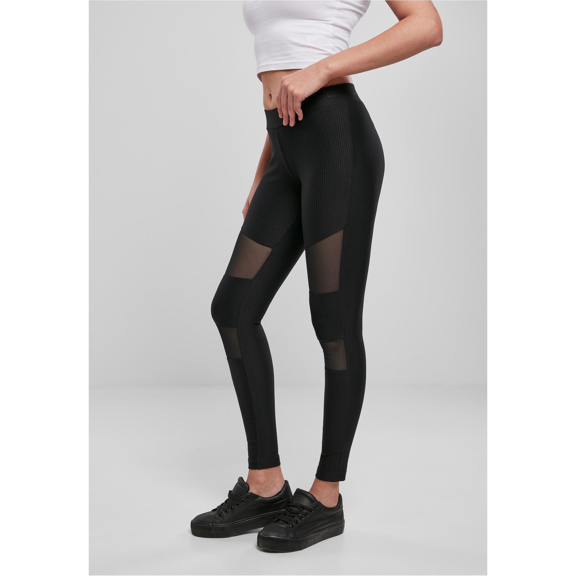 URBAN CLASSICS daen-leggings gerippt