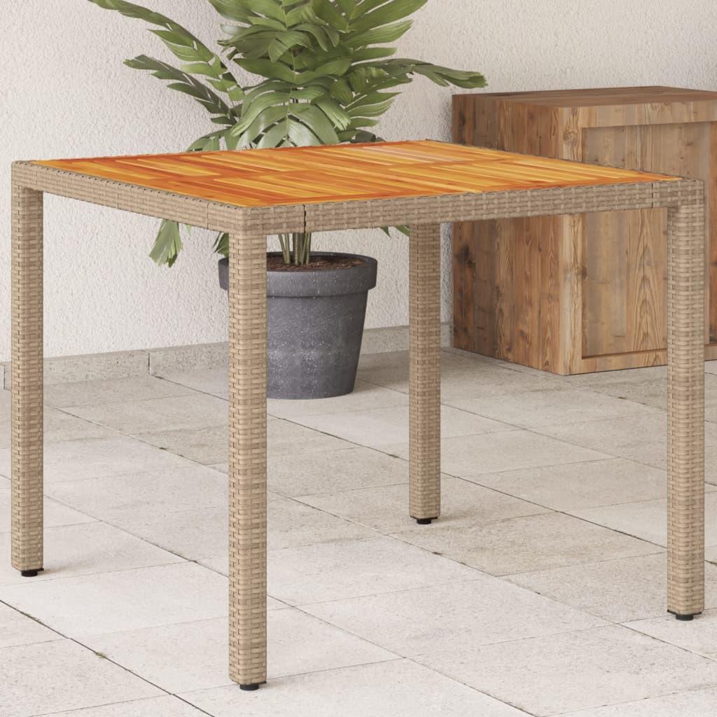 VidaXL Gartentisch poly-rattan