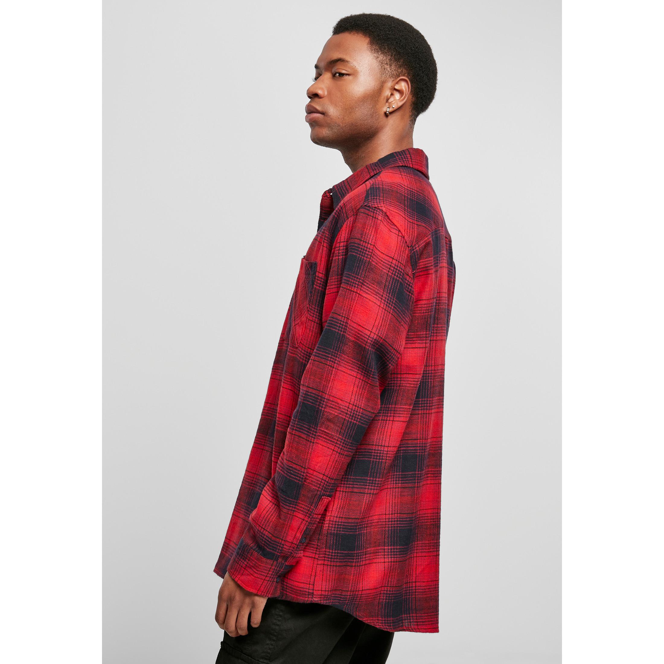 URBAN CLASSICS Oversized Kariertes Grunge Hemd