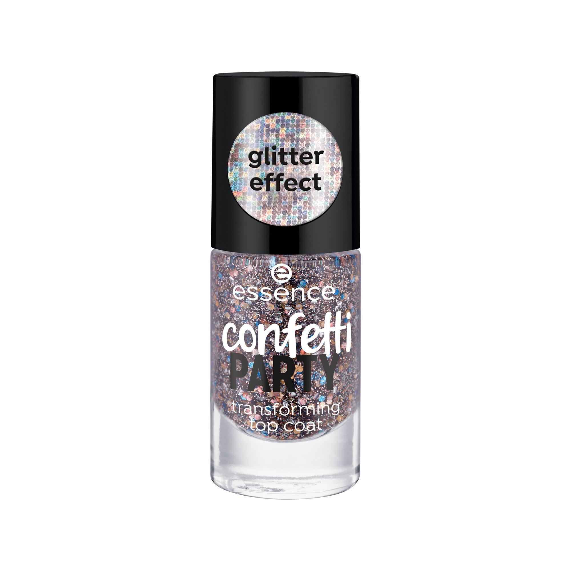 essence Confetti Party Transforming Top Coat
