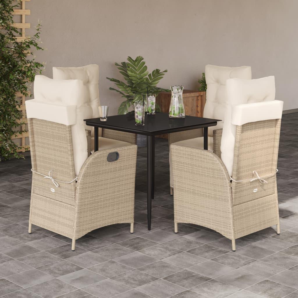 VidaXL Garten essgruppe poly-rattan