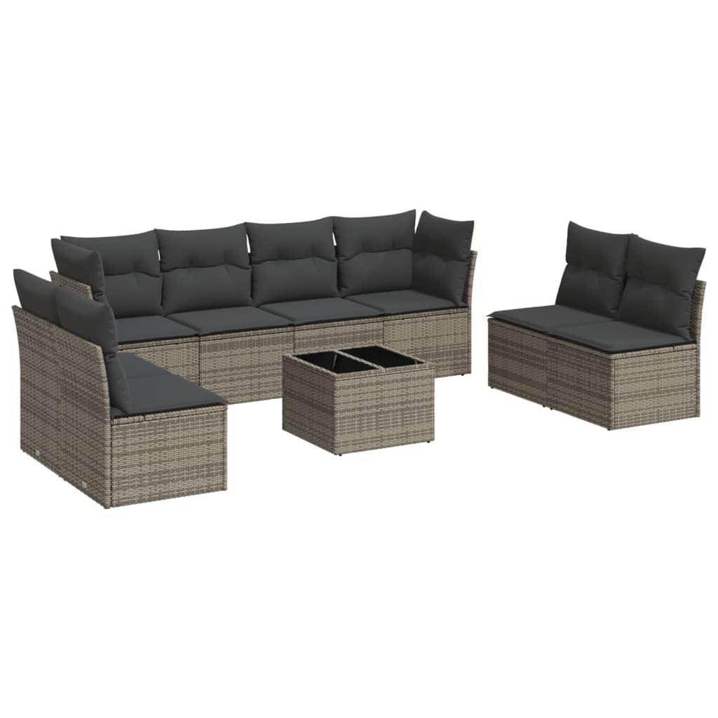 VidaXL Garten sofagarnitur poly-rattan