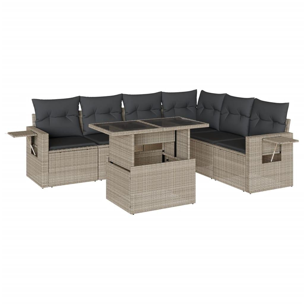 VidaXL Garten sofagarnitur poly-rattan