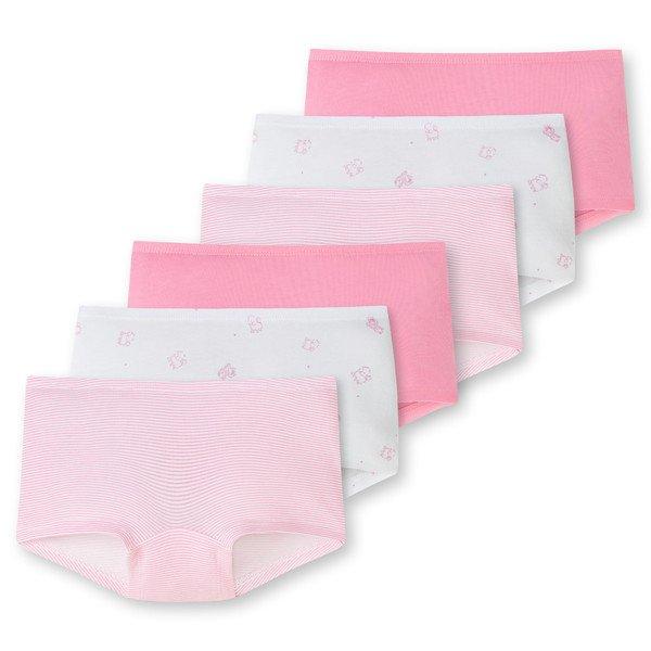 Schiesser 6er Pack Kids Girls 95/5 Organic Cotton - Shorts