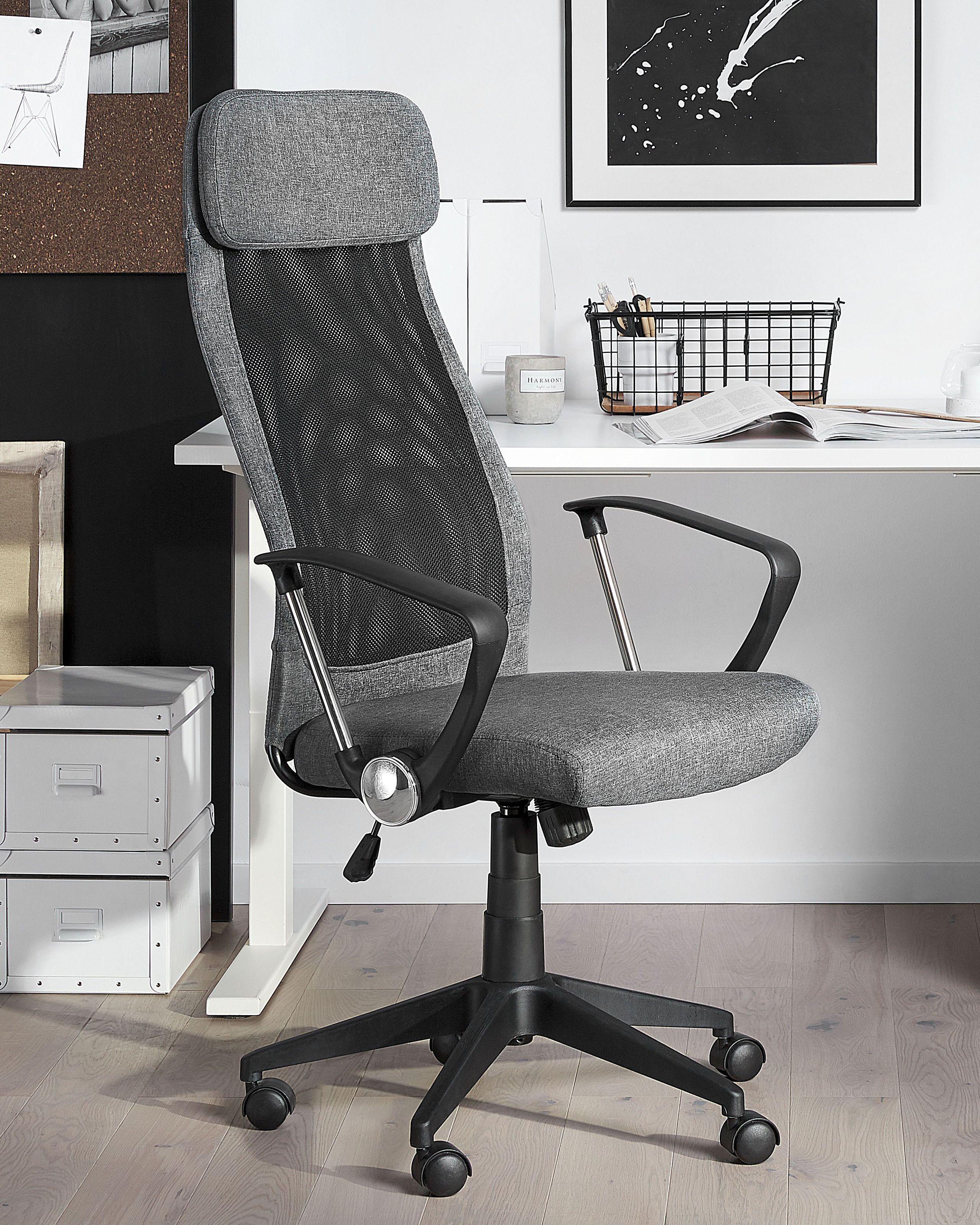 Beliani Bürostuhl aus Polyester Modern PIONEER