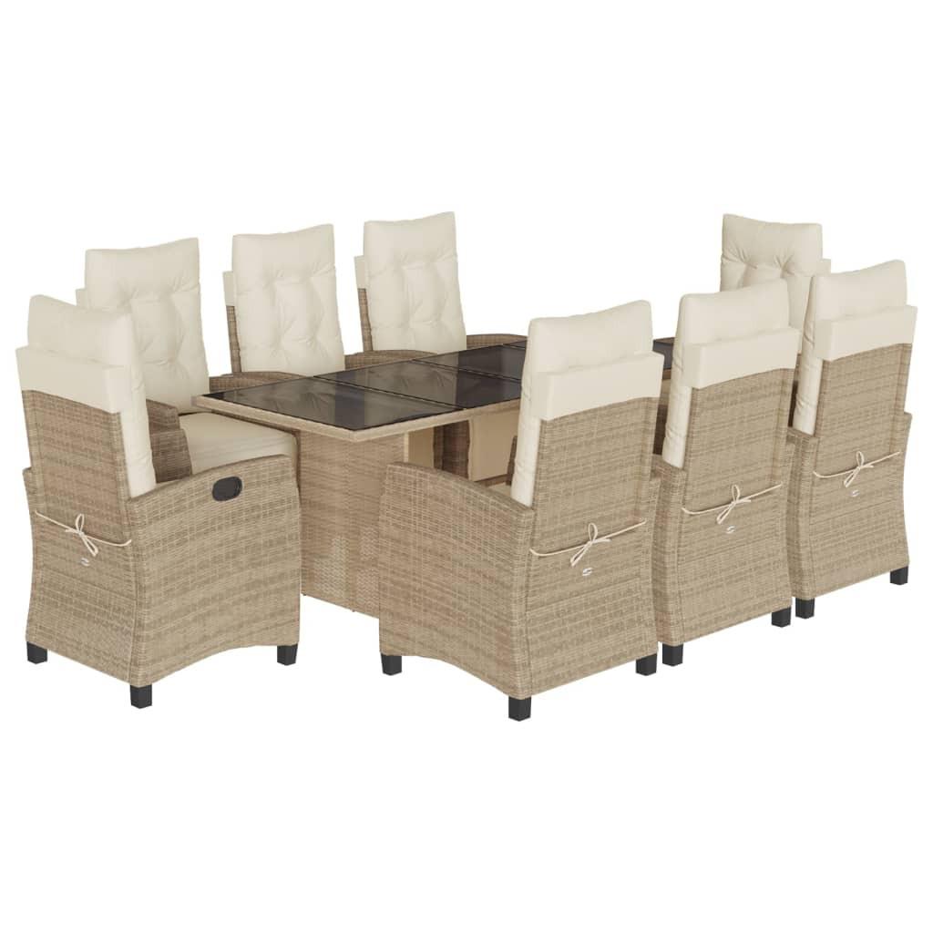 VidaXL Garten essgruppe poly-rattan