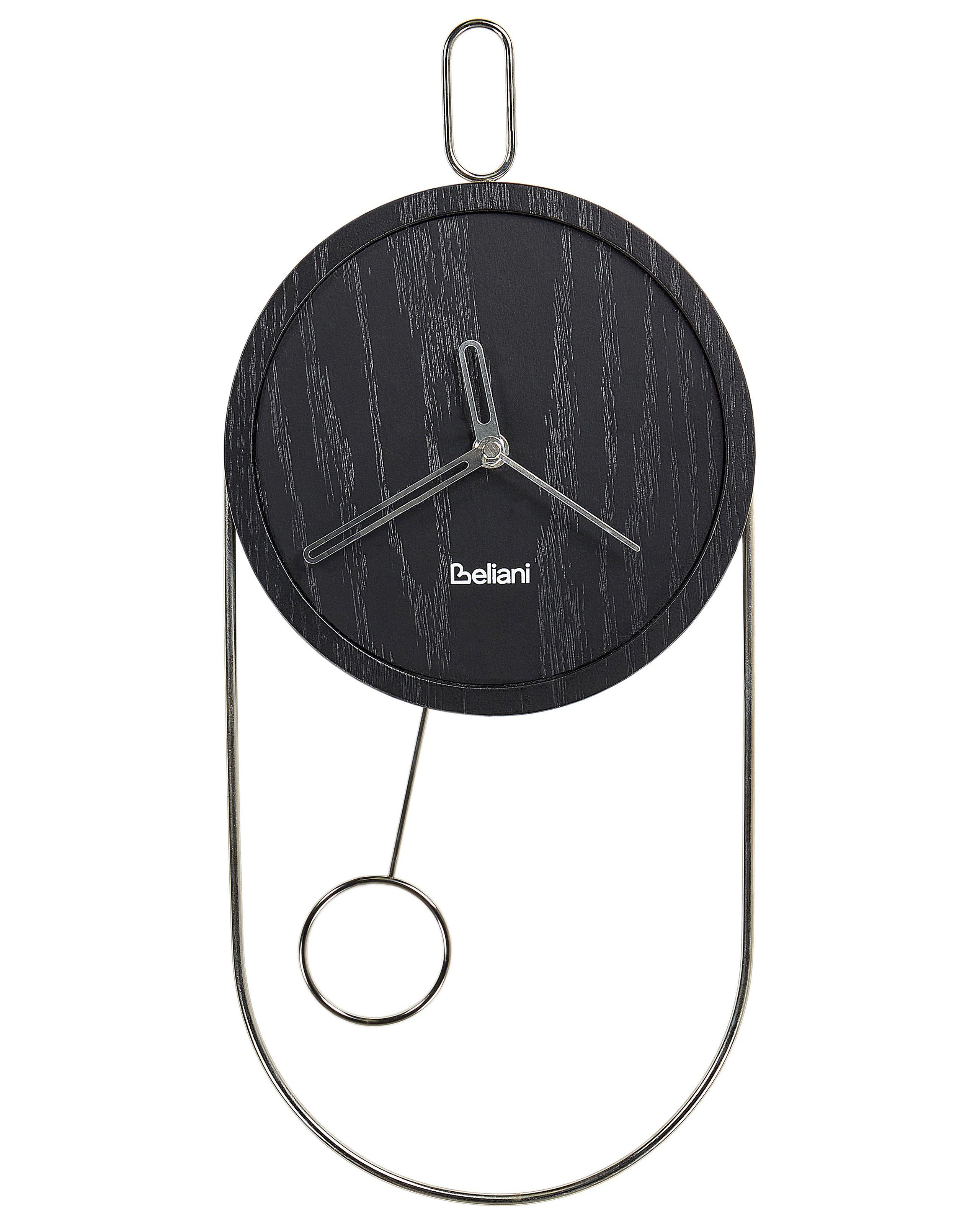 Beliani Wanduhr aus MDF-Platte Retro SIERRE