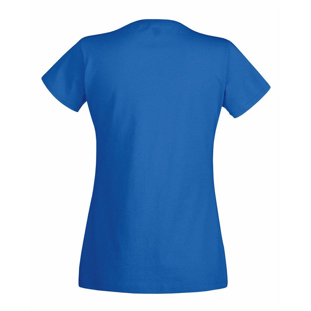 Fruit of the Loom LadyFit Valueweight V-Ausschnitt T-Shirt 5er Pack