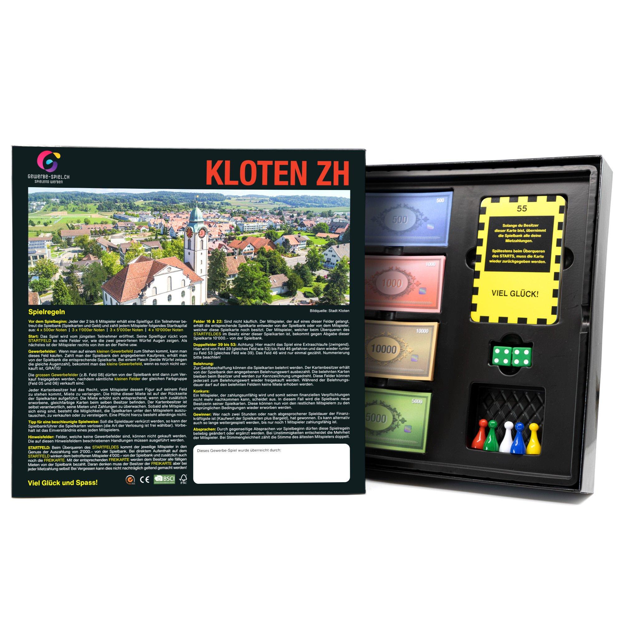 GEWERBE-SPIEL Brettspiel KLOTEN ZH (Deutsch)