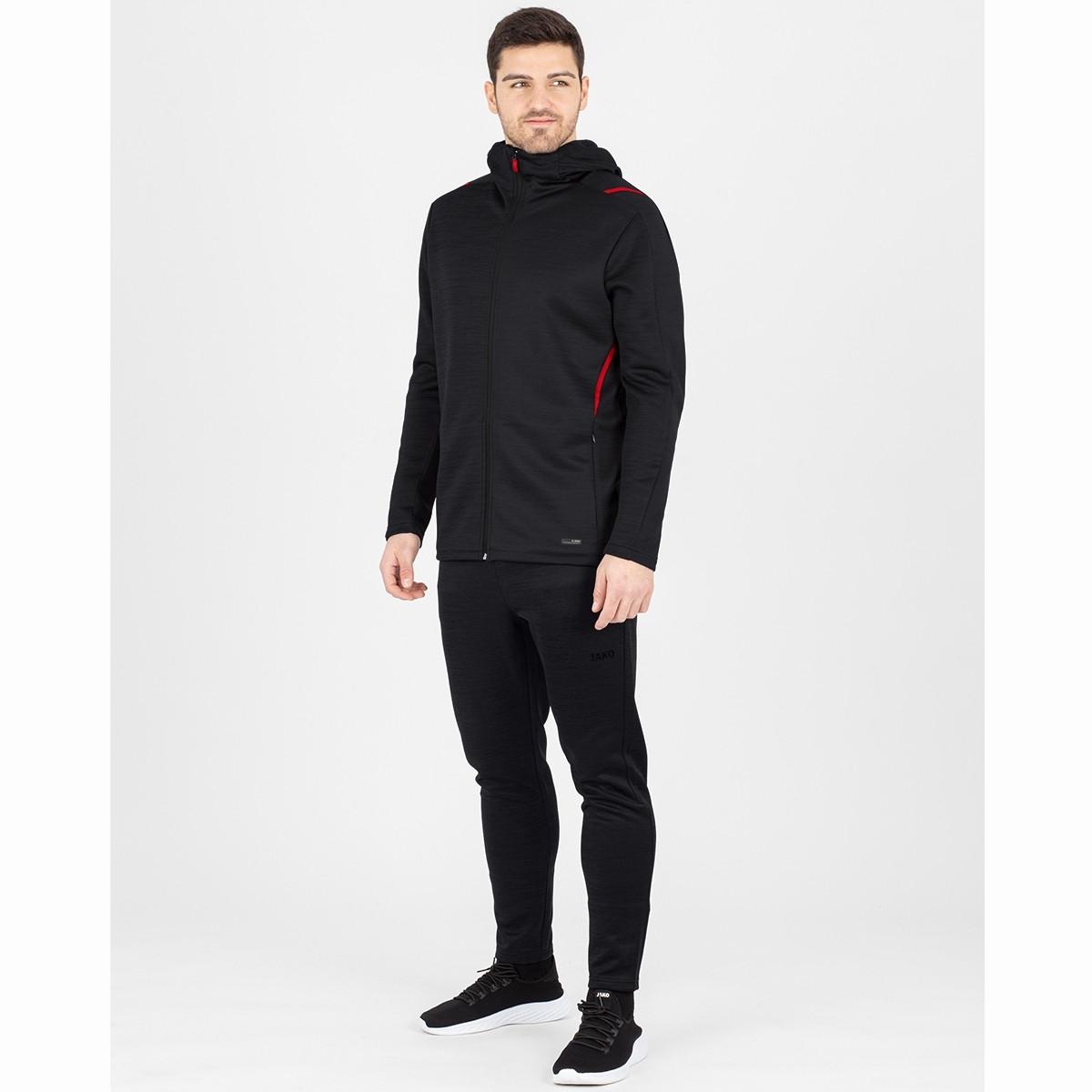 Jako freizeit-sweatjacke mit kapuze challenge