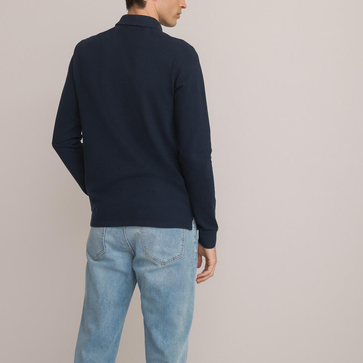 La Redoute Collections Langärmeliges Poloshirt