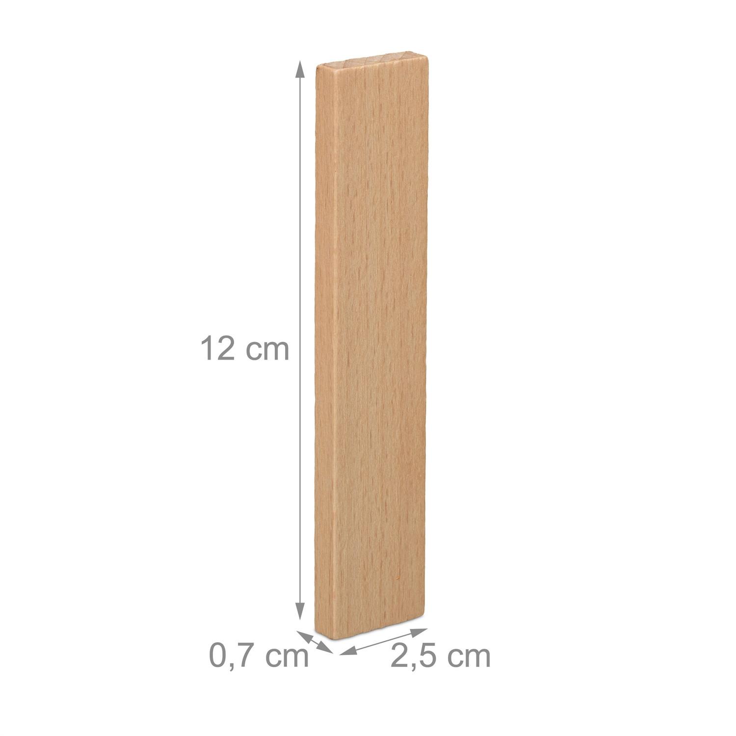 Northix Holzbausteine, 100er-Set