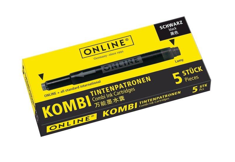 Online ONLINE Tintenpatronen Kombi 17306/12 Black 5 Stück