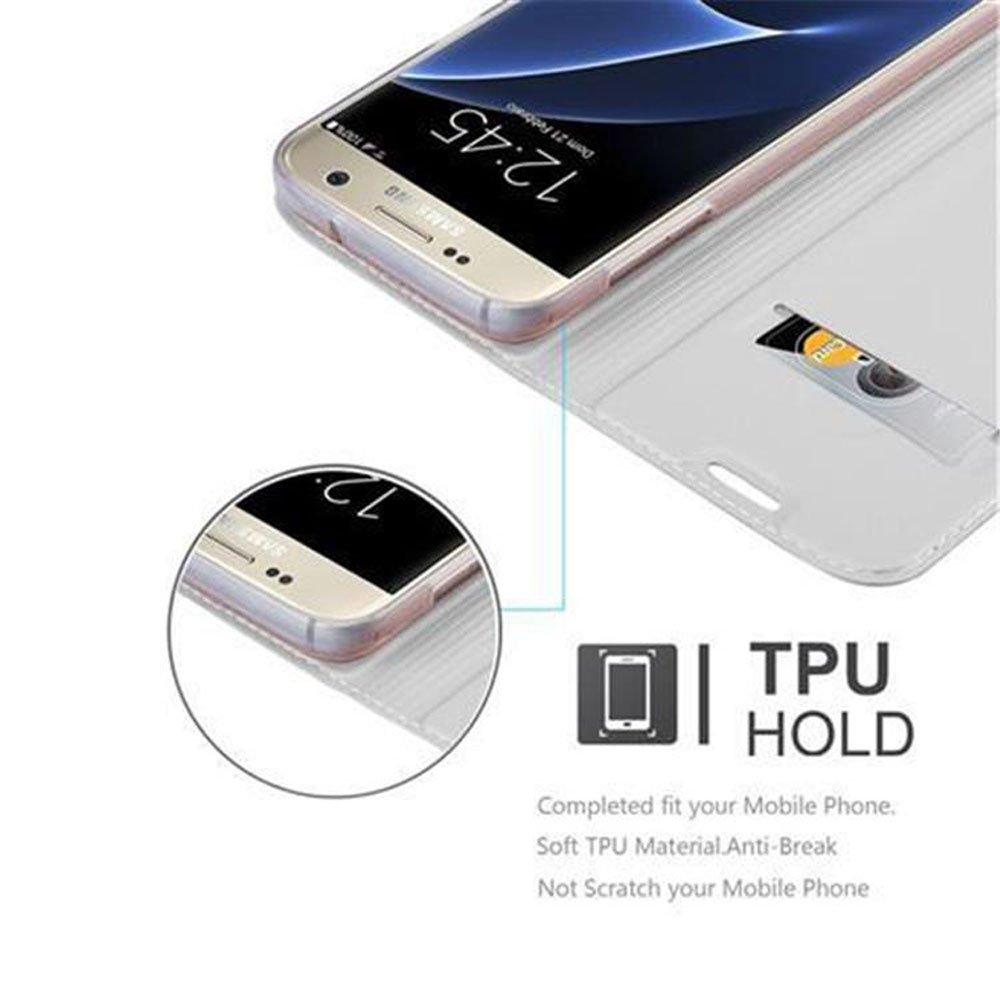 Cadorabo Hülle für Samsung Galaxy S7 Magnetverschluss, Kartenfach
