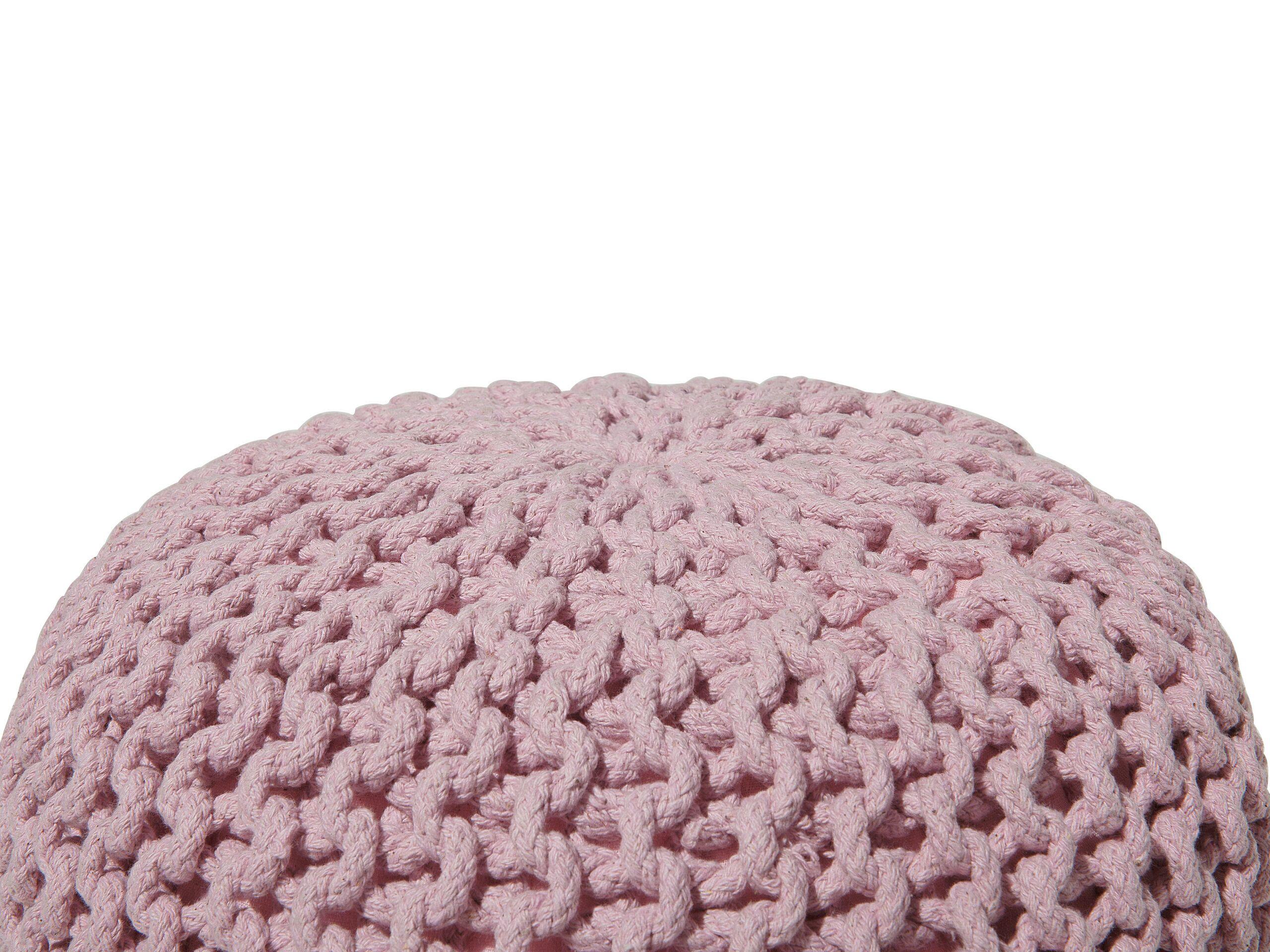 Beliani Pouf aus Baumwolle Boho CONRAD