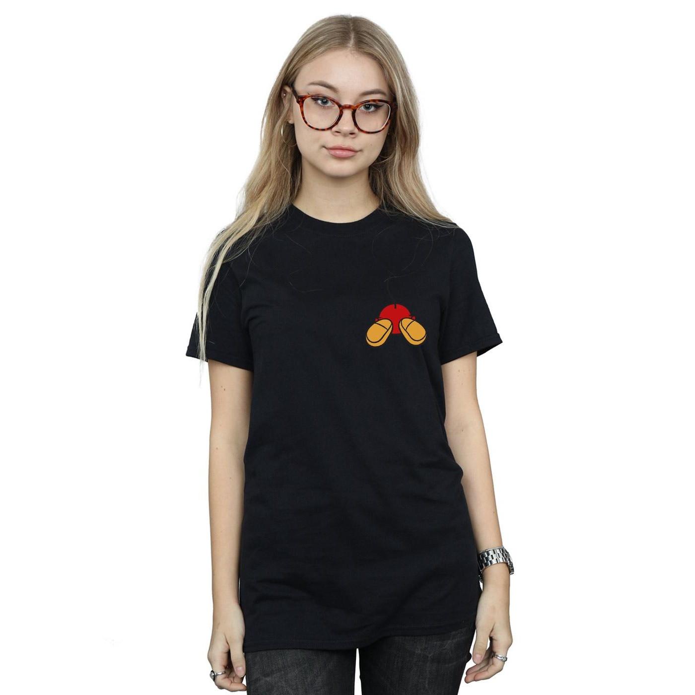 Disney Mickey Mouse Schuhe bedrucktes T-Shirt